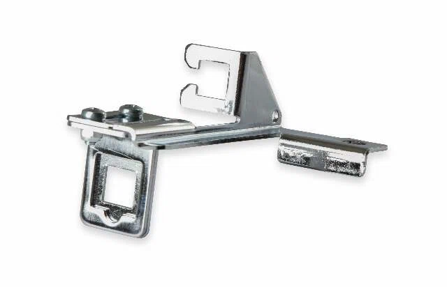 Mr. Gasket Throttle And Transmission Kickdown Cable Bracket - Chrome - 6039